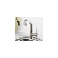 Смеситель для кухни с выдвижной лейкой WasserKRAFT Wern 4266