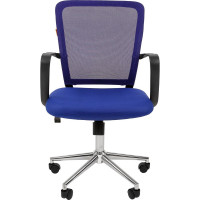 Компьютерное кресло CHAIRMAN 698 хром синий 00-07077475