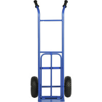 Грузовая тележка с откидной полкой СТЕЛЛА-ТЕХНИК грузоподъемность 150 кг КГ-150-пневмо-255