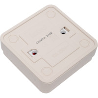 Выключатель Intro Quadro с подсветкой, 10А-250В, IP20, открытая установка, слоновая кость, Б0053743