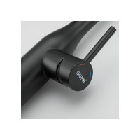 Смеситель для кухни Gappo 35к G4398-46 высокий выдвижной излив, черный 549413