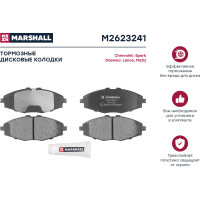 Колодки тормозные дисковые передние Chevrolet Spark II 05-, Daewoo Matiz 98-/Lanos MARSHALL M2623241