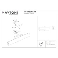 Настенный светильник (бра) MAYTONI Gelo 14 LED MIR073WL-L14CH4K