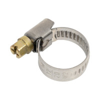 Хомут Novocraft винт, нерж., D 12 х 20 mm, box 100 шт., шир. 9 mm 12, 3/4 121-09W020 CM