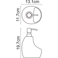 Дозатор с емкостью для губки WasserKraft K-8099
