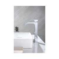 Смеситель для умывальника Gappo G1007-81 высокий, литой, п/гайку, хром, картридж 35 549457