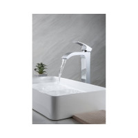 Смеситель для умывальника Gappo G1007-81 высокий, литой, п/гайку, хром, картридж 35 549457