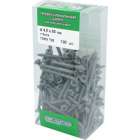 Усиленный саморез с антикоррозионным покрытием ЕВРОПАРТНЕР 4.5x50, TORX25 + бита, 130 шт. B3 0066