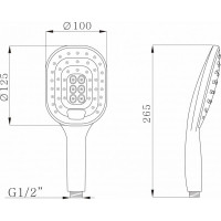 Лейка для душа AV Engineering AVSSS-033