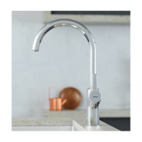 Смеситель для кухни Damixa Eclipce с фильтрацией C - излив, хром 310721000