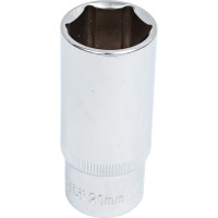 Головка торцевая глубокая 3/8" DR (21 мм) для гайковертов Ombra 138121