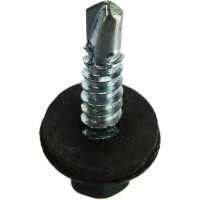 Кровельный саморез Качественный крепеж зеленый мох 5,5х25 200 шт 1000239 КЧ