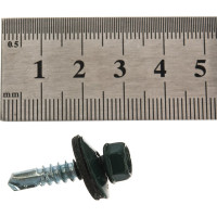 Кровельный саморез Качественный крепеж зеленый мох 5,5х25 200 шт 1000239 КЧ