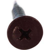 Саморез с прессшайбой Качественный крепеж красное вино 4,2х25 сверло 230 шт 0300313 КЧ