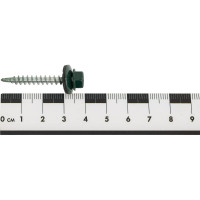 Кровельный саморез Качественный крепеж зеленый мох 4,8х35 140 шт 0500105 КЧ