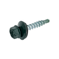 Кровельный саморез Качественный крепеж зеленый мох 4,8х29 290 шт 1000103 КЧ