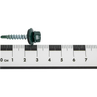 Кровельный саморез Качественный крепеж зеленый мох 4,8х29 290 шт 1000103 КЧ