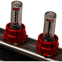 Коллектор из нержавеющей стали с расходомерами, с клапаном вып. воздуха и сливом 12 вых. STOUT SMS-0927-000012