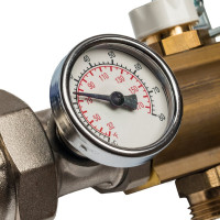 Распределительный коллектор из латуни без расходомеров 7 вых. STOUT SMB 0468 000007