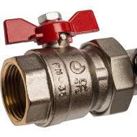 Распределительный коллектор из латуни без расходомеров 7 вых. STOUT SMB 0468 000007