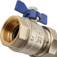 Распределительный коллектор из латуни с расходомерами 8 вых. STOUT SMB 0473 000008