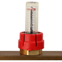 Распределительный коллектор из латуни с расходомерами 8 вых. STOUT SMB 0473 000008