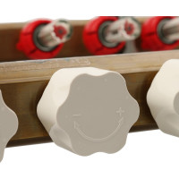 Распределительный коллектор из латуни с расходомерами 8 вых. STOUT SMB 0473 000008