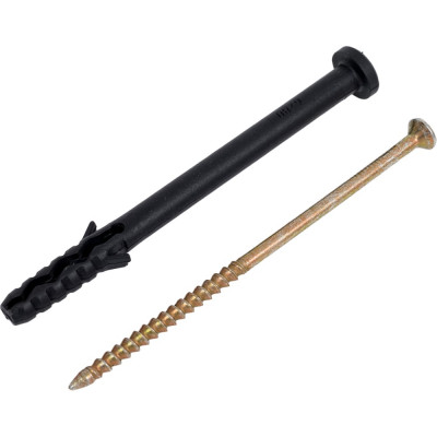 Дюбель-гвоздь VIPкрепеж с грибовидным бортиком 100 шт 43706 VIP