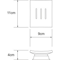 Мыльница WasserKraft Экстер (Exter) K-5529