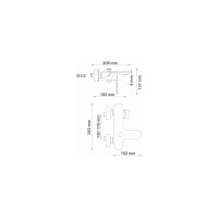 Смеситель для ванны с коротким изливом WasserKraft Динкель (Dinkel) 5801