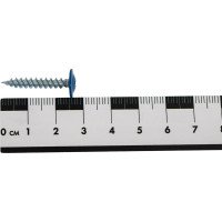 Прессшайба Качественный КРЕПЕЖ 4.2х25 мм, синяя RAL 5005, острая, 160 шт 0200257 КЧ