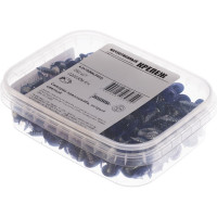 Прессшайба Качественный КРЕПЕЖ 4.2х16 мм, ультрамарин RAL 5002, острая, 250 шт 0200309 КЧ