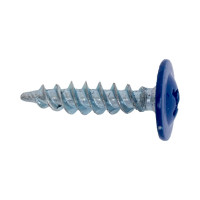 Прессшайба Качественный КРЕПЕЖ 4.2х19 мм, ультрамарин RAL 5002, острая, 250 шт 0301121 КЧ