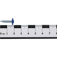 Прессшайба Качественный КРЕПЕЖ 4.2х19 мм, ультрамарин RAL 5002, острая, 250 шт 0301121 КЧ