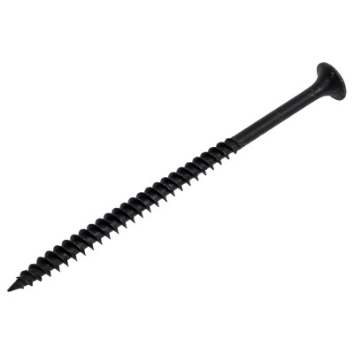 Саморез Качественный КРЕПЕЖ 4.2x76 мм, потай, частая резьба, оксид, 130 шт 0300409 КЧ