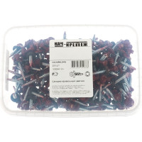 Кровельный саморез Качественный КРЕПЕЖ красное вино RAL 3005, 4.8х35 мм, 200 шт 1000641 КЧ