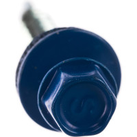 Кровельный саморез Качественный КРЕПЕЖ синий RAL 5005, 4.8х38 мм, 75 шт 0300153 КЧ