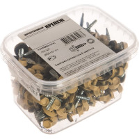 Кровельный саморез Качественный КРЕПЕЖ слоновая кость RAL 1014, 4.8х29 мм, 150 шт 0500157 КЧ