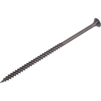 Саморез Качественный КРЕПЕЖ 4.8x102 мм, потай, частая резьба, оксид, 120 шт 0500415 КЧ