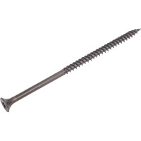 Саморез Качественный КРЕПЕЖ 4.8x102 мм, потай, частая резьба, оксид, 120 шт 0500415 КЧ