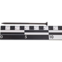 Саморез Качественный КРЕПЕЖ 4.8x102 мм, потай, частая резьба, оксид, 120 шт 0500415 КЧ