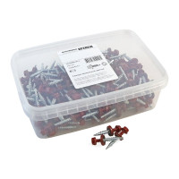 Кровельный саморез Качественный КРЕПЕЖ красно-коричневый RAL 3011, 4.8х35 мм, 200 шт 1000649 КЧ