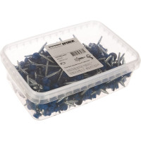 Кровельный саморез Качественный КРЕПЕЖ синий RAL 5005, 4.8х35 мм, 230 шт 1000151 КЧ