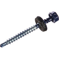 Кровельный саморез Качественный КРЕПЕЖ ультрамарин RAL 5002, 4.8х51 мм, 200 шт 1000737 КЧ