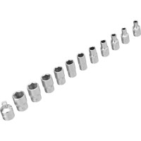 Набор торцевых головок с трещоткой, 1/4", 18 предм, STELS 13573