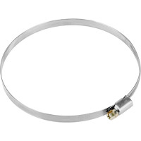 Хомуты СИБРТЕХ, нержавеющая сталь, стандартное болтовое крепление, 110-130мм, 25шт, ширина 9мм 47590