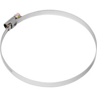 Хомуты СИБРТЕХ, нержавеющая сталь, стандартное болтовое крепление, 110-130мм, 25шт, ширина 9мм 47590