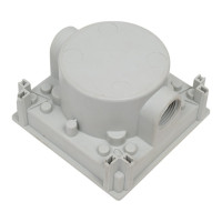 Розетка SCHUKO ABL, термопласт, 2 кабельных ввода с резьбой, IP41 1471601