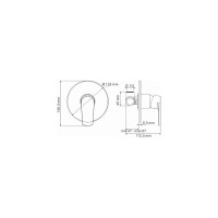 Смеситель для душа WasserKRAFT Dill 6151
