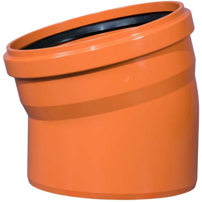 Отвод Ostendorf наружной канализации 400 мм, 15 градусов 226200